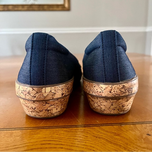 Keds Grasshoppers Ortholite wedge loafer Cushioned slip on Boat Shoe Wmns Sz 8M - Picture 3 of 10